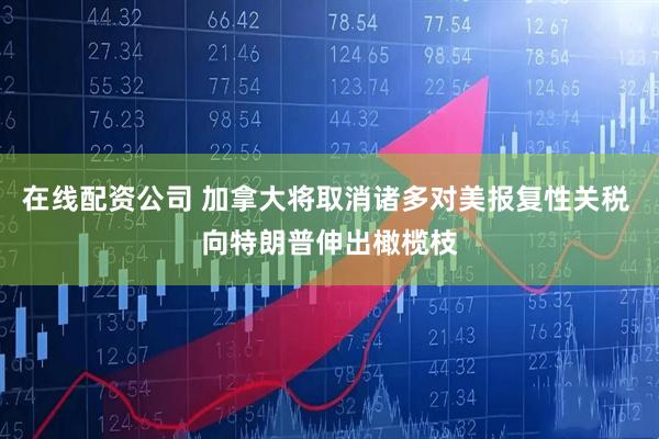 在线配资公司 加拿大将取消诸多对美报复性关税 向特朗普伸出橄榄枝