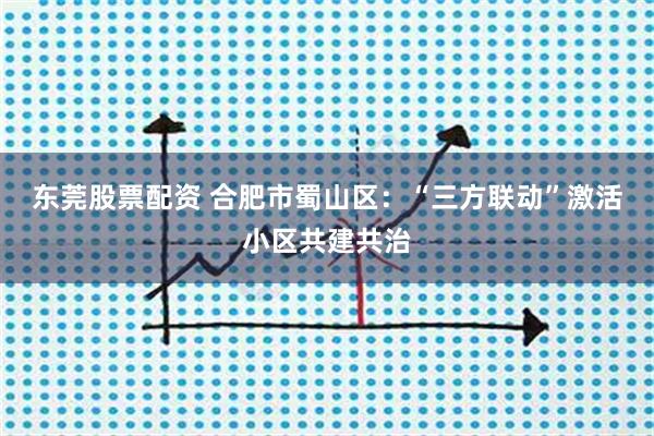 东莞股票配资 合肥市蜀山区：“三方联动”激活小区共建共治